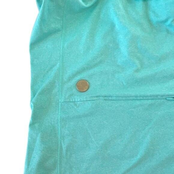 PINK Ultimate Activewear Jacket Sz S Womens Reflective Half Zip Pocket Teal Gray - Picture 8 of 13